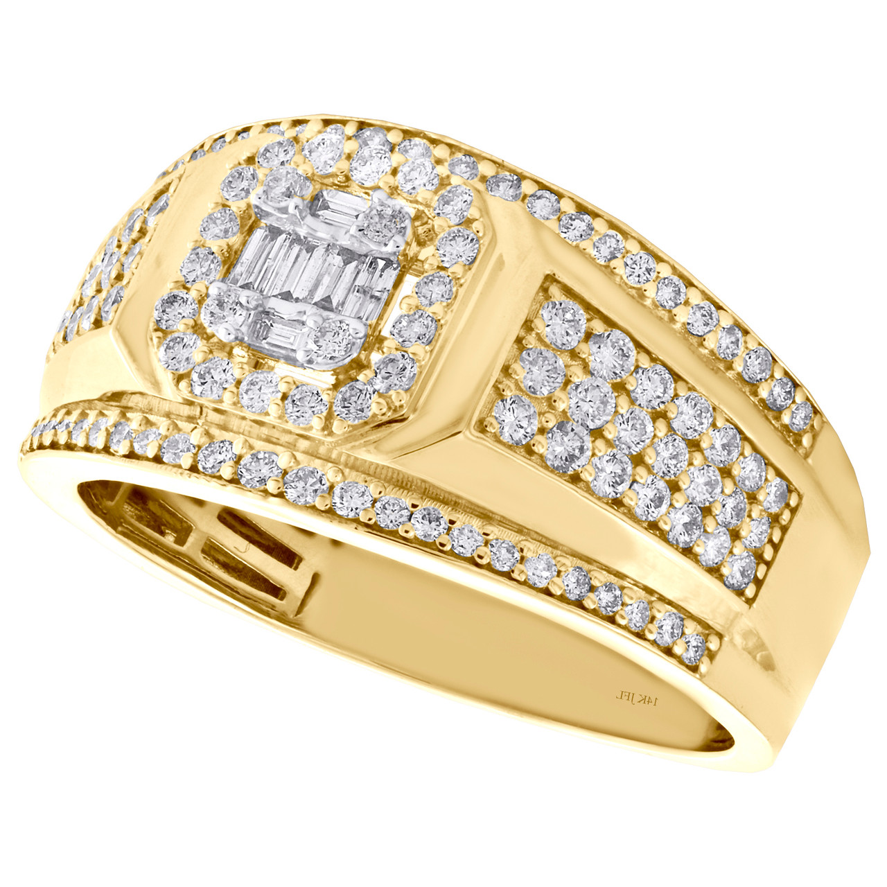 Anillo ancho LV Volt One de oro amarillo y diamante - Joyería - Categorías