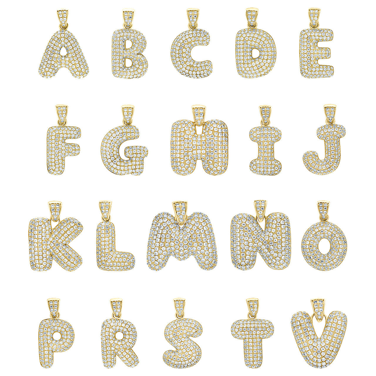 Alphabet Charms, CZ Initial Charms, Square Letter Charms for Jewelry  Making, Small Letter Pendants, 18K Gold Plated, Nickel Free (P011G)