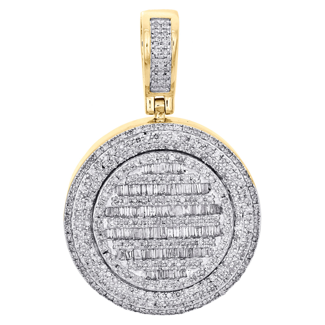 Diamond medallion pendant