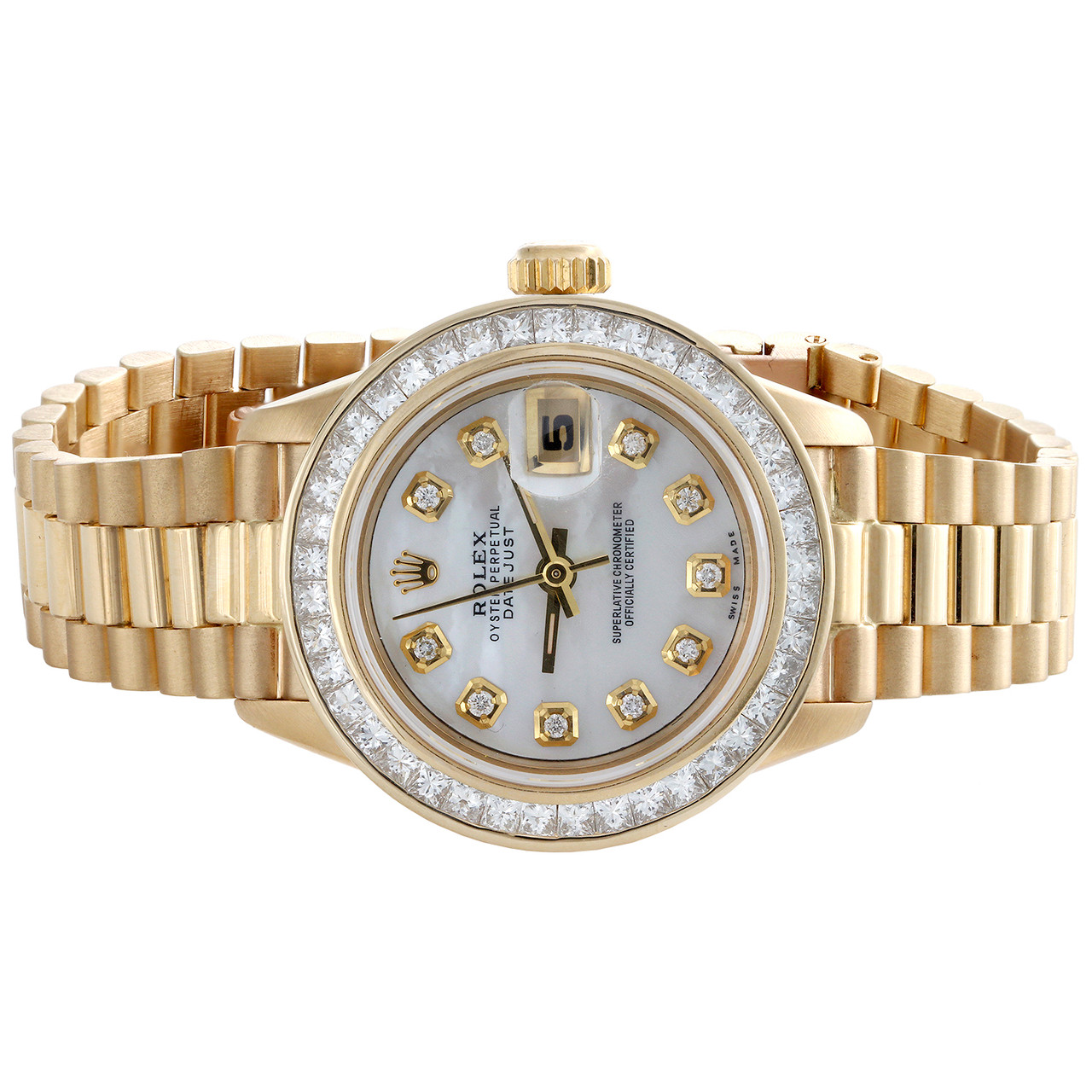 Rolex 18 karat on sale gold watch price