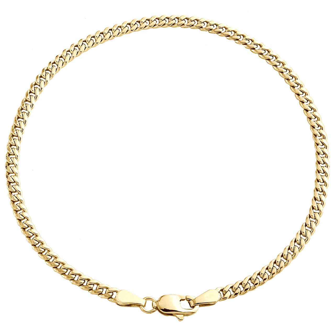 10K Yellow Gold 2.90mm Hollow Miami 
