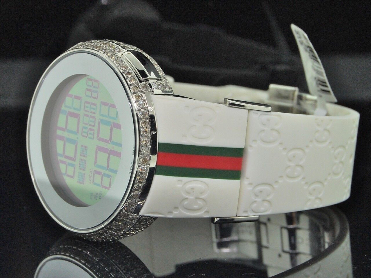 gucci diamond digital watches