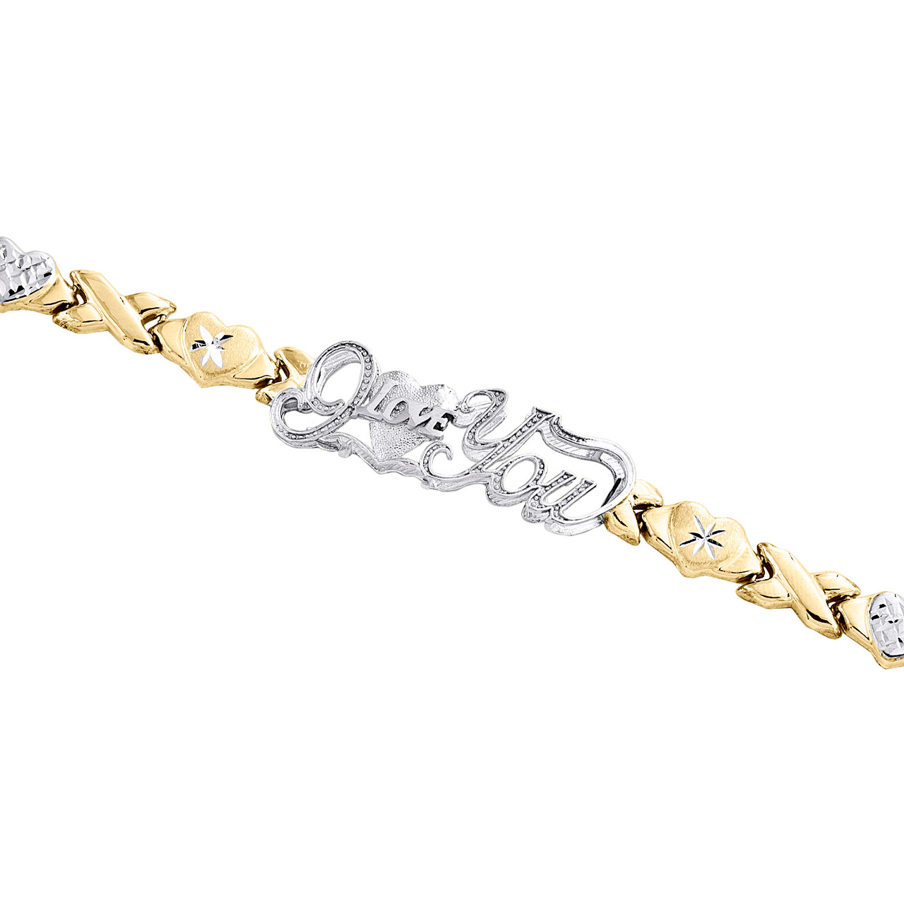 I love you Bracelet Yellow Gold– NIMANY Studio