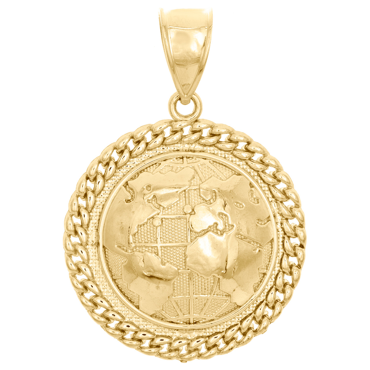 Custom 18K Gold Charm Necklace - Earth | Monica Rich Kosann