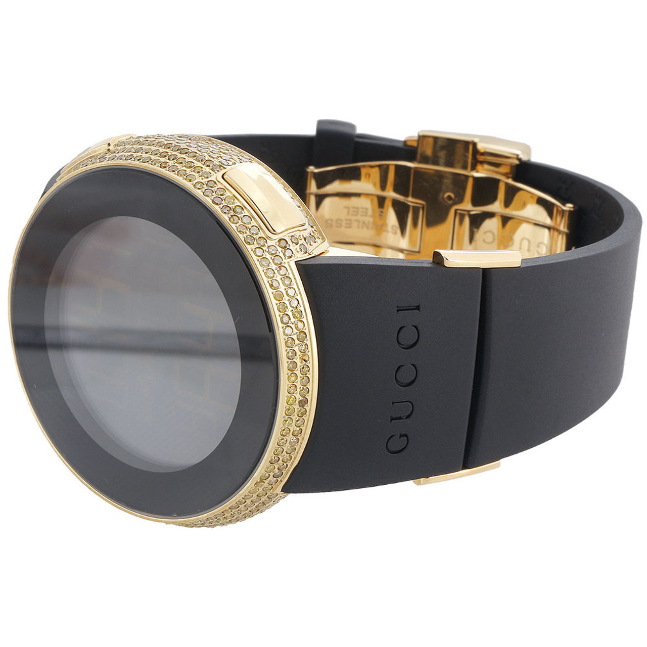 Yellow Diamond I-Gucci Watch Mens Digital Gucci Grammy Edition  CT.  YA114215 - JFL Diamonds & Timepieces