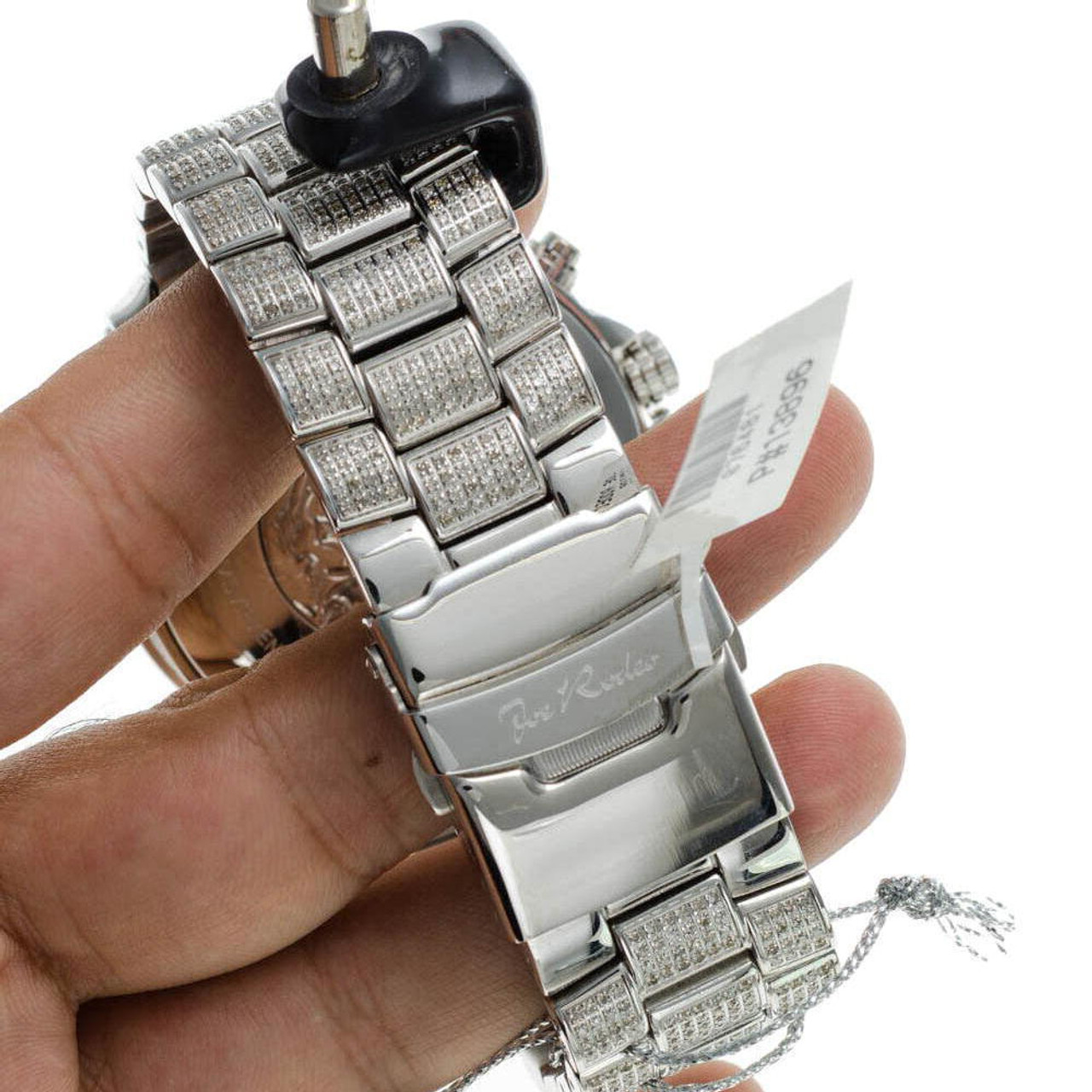 JJJ Mens Joe Rodeo Junior Diamond Steel Watch, 20.50ct #JJU37