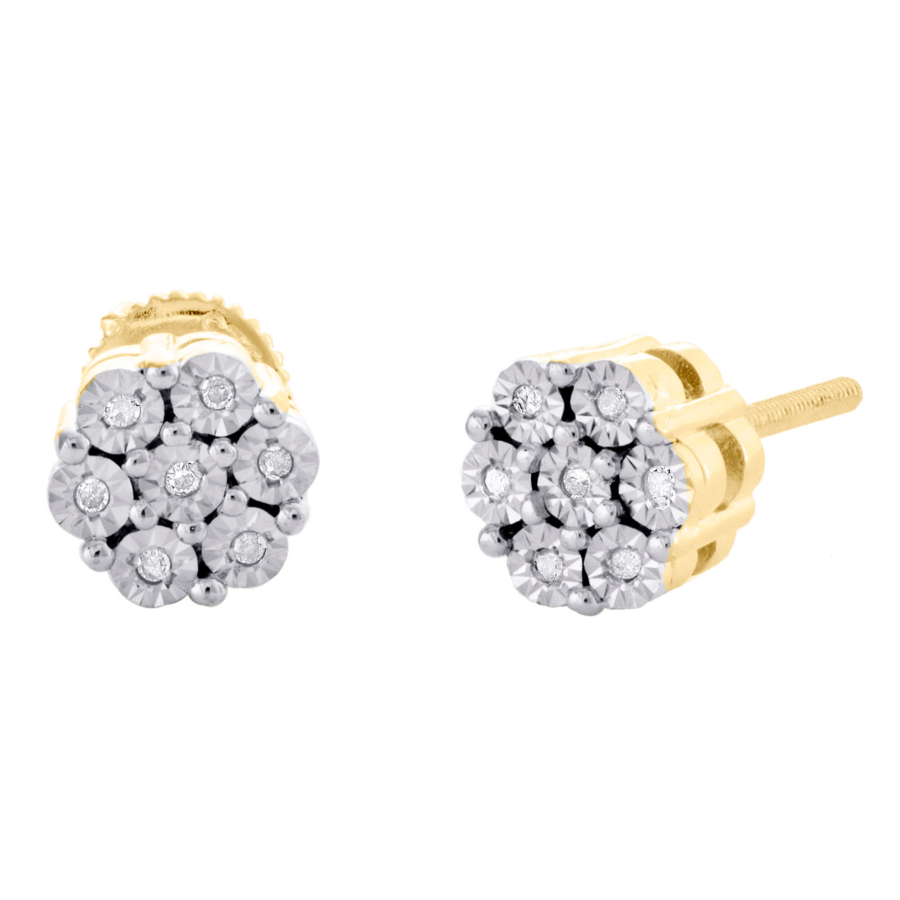 VNM Diamond Mangalore - Traditional 7 Stone Diamond Ear Studs from VNM # earrings #weddingjewellery #weddinginspiration #weddingjewels  #weddingjewelry #bridal #bridaljewellery #bridaljewel #bridaljewelry  #bridaljewelryset #cuff #engaged #engagement ...