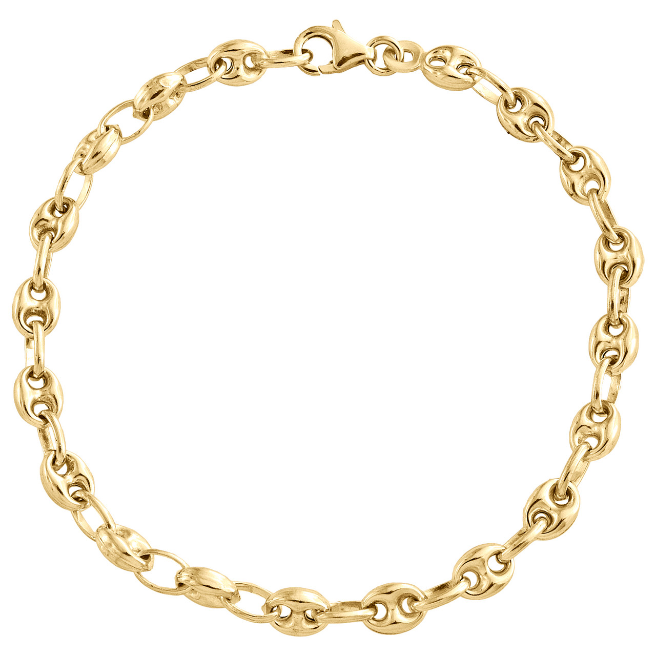 14K Two-tone Gold Estate Mariner Link Bracelet – Long's Jewelers