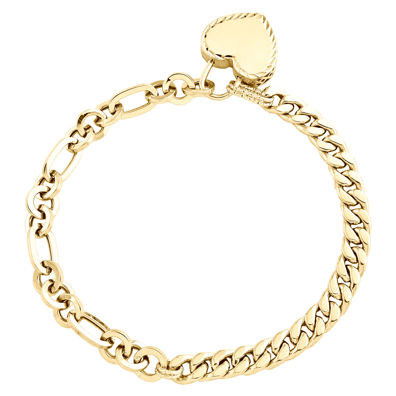 7mm Clustered Tennis Bracelet  Gold  Cernucci