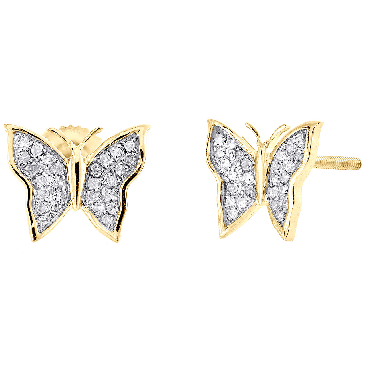 Buy Kairangi by Yellow Chimes B09P59Mgj7_Jcs5.Jpg Silver Plated Copper  Crystal Butterfly Stud Earrings for Women and Girls Online at Best Prices  in India - JioMart.