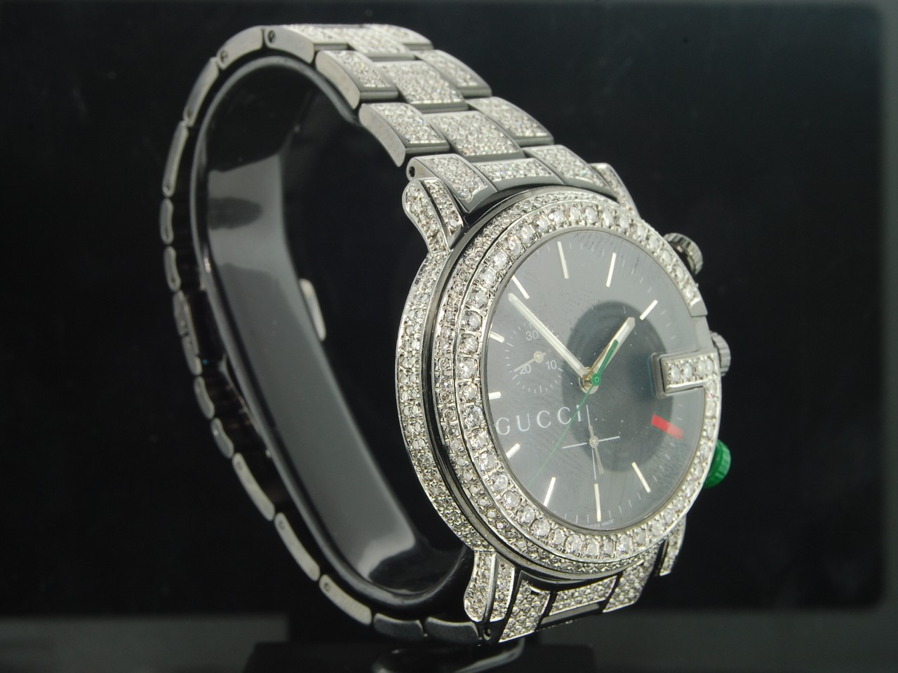 Diamond Gucci Watch Ya101331 Mens 16.50 CT Custom G