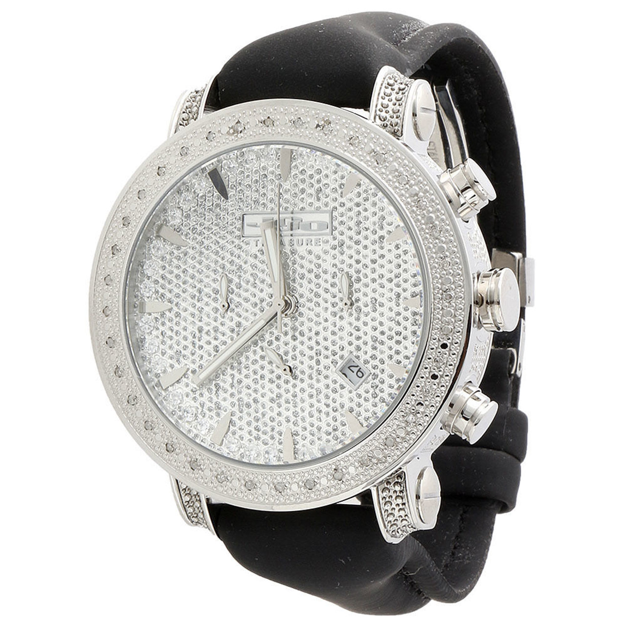 Mens Treasure JoJino Joe Rodeo 0.36 Ct. Diamond Watch Roman 46mm Dial JTR27  - Walmart.com