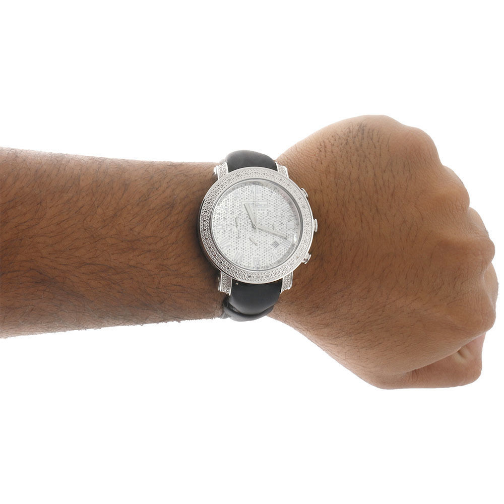 Mens JoJo Treasure JoJino Joe Rodeo 0.36 Ct. Diamond Watch Roman