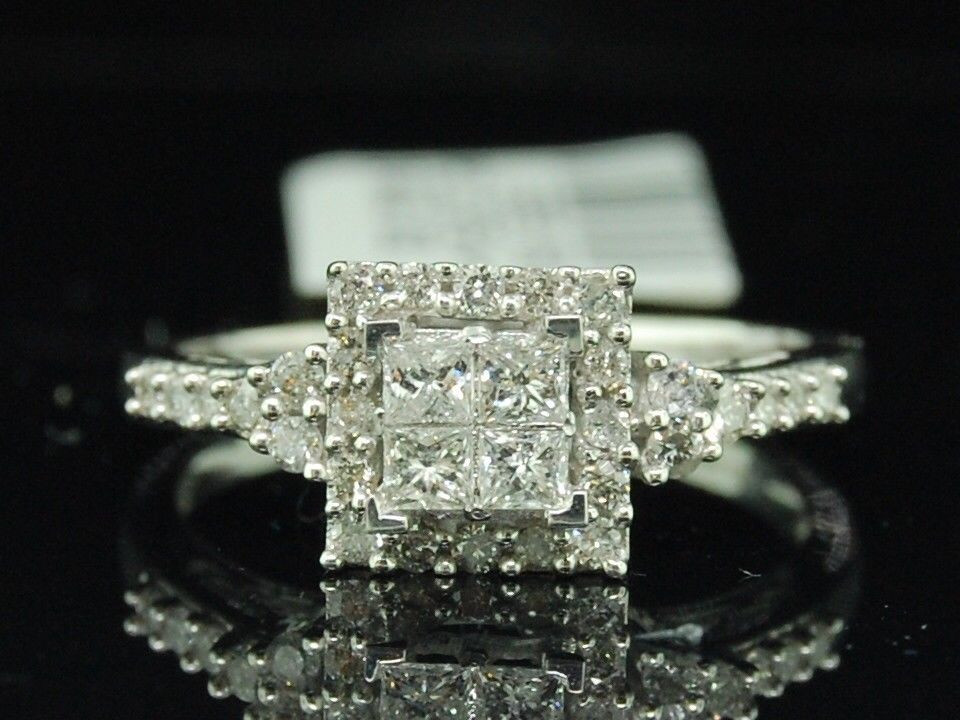 Movado Engagement Rings Diamond Engagement Ring Ladies 14K White