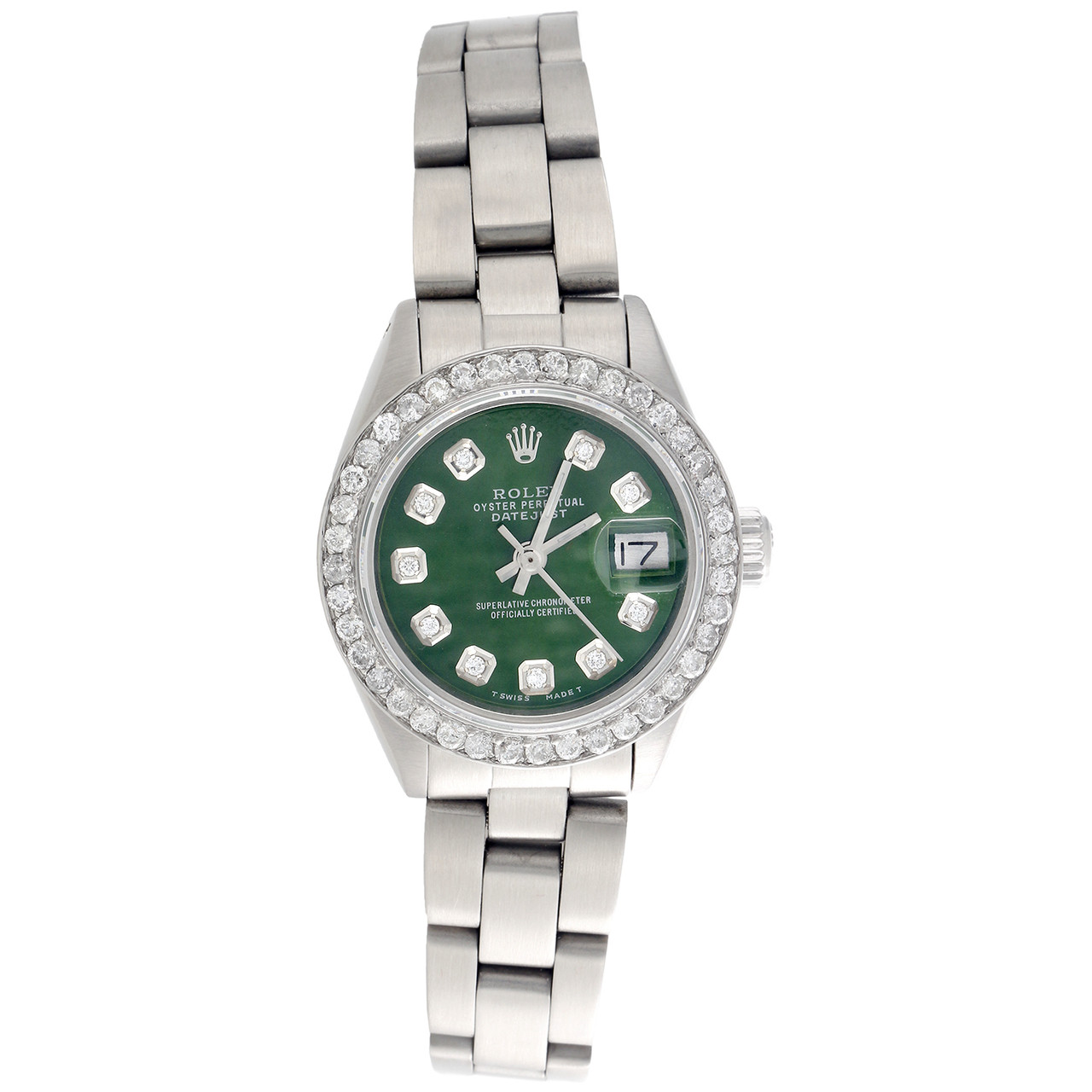 Montre Rolex Oyster Perpetual 6917 Datejust pour femme en acier et