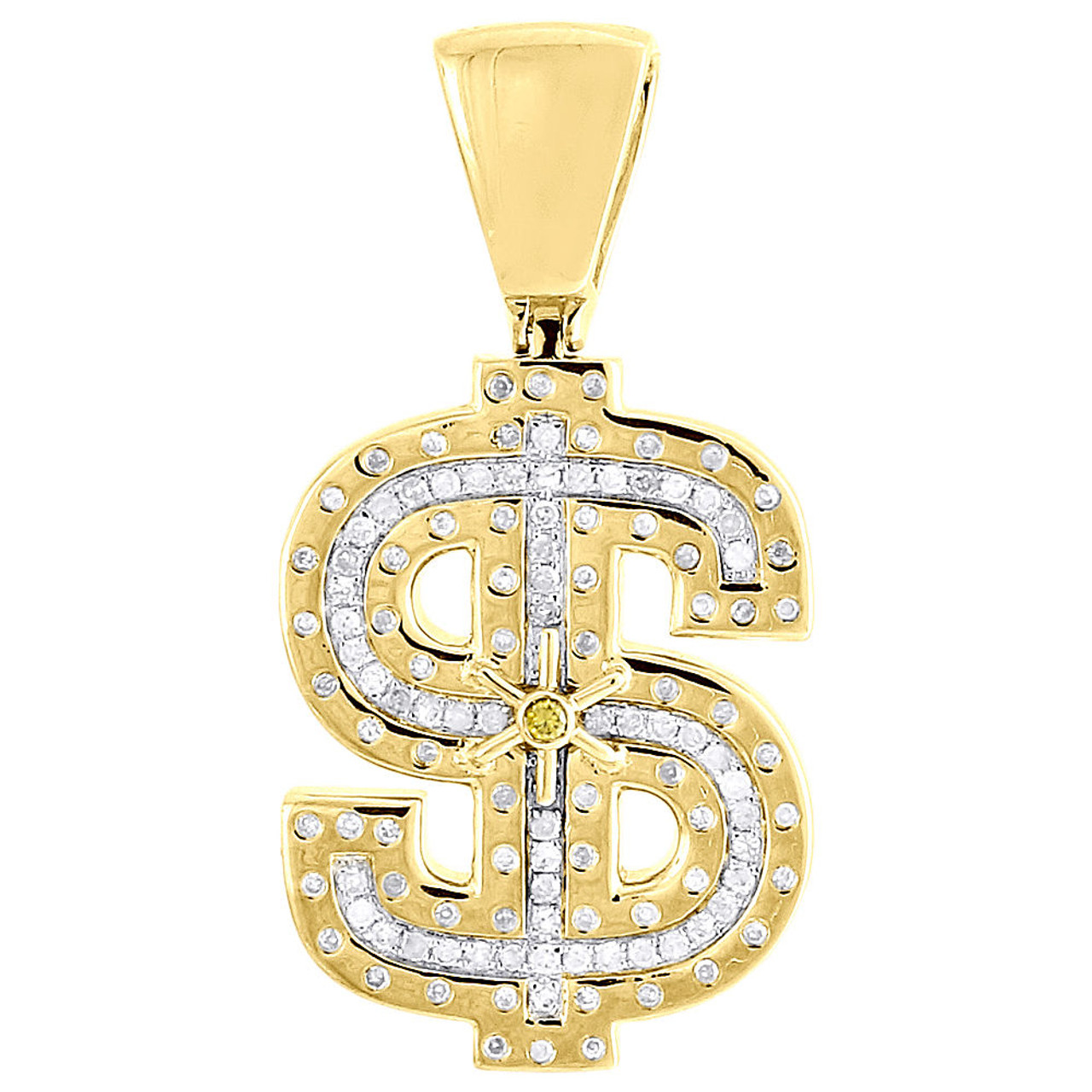 Pendentif homme Dollar Or 18K