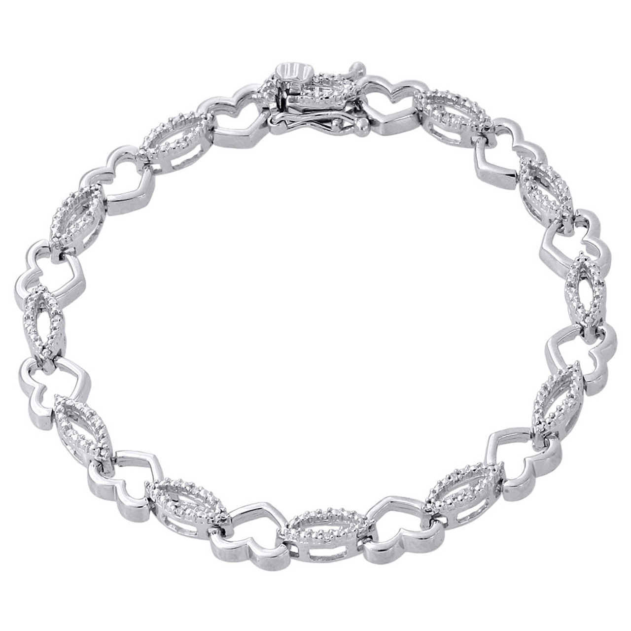 jilco diamond link bracelet