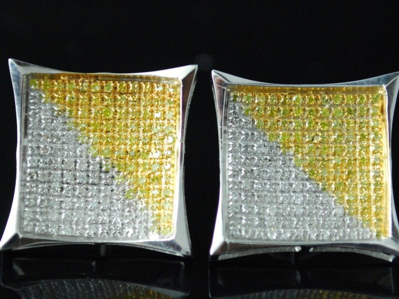 Men's Diamond Stud Earrings 1/4 ct tw Round 10K Yellow Gold | Jared