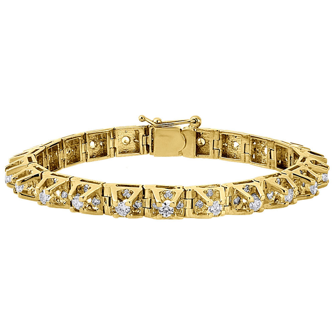 8C TW Diamond Veneer Cubic Zirconia 14K Bracelet. 635TBH4QK – DiamondVeneer  Fashion