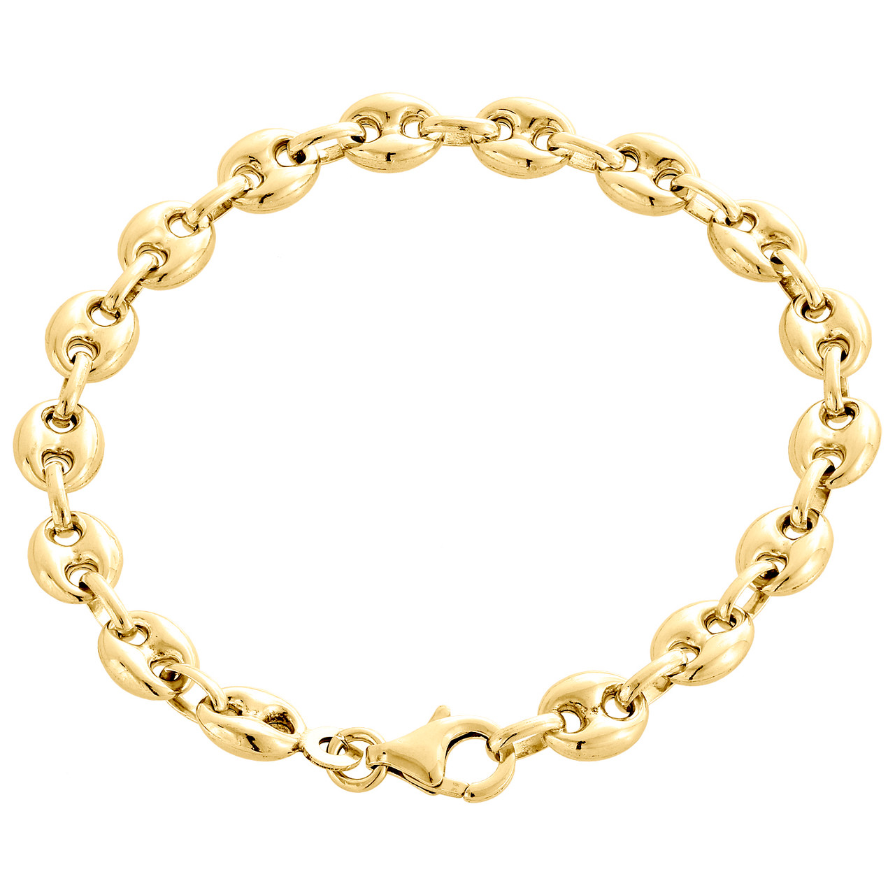 hollow puff gucci link bracelet