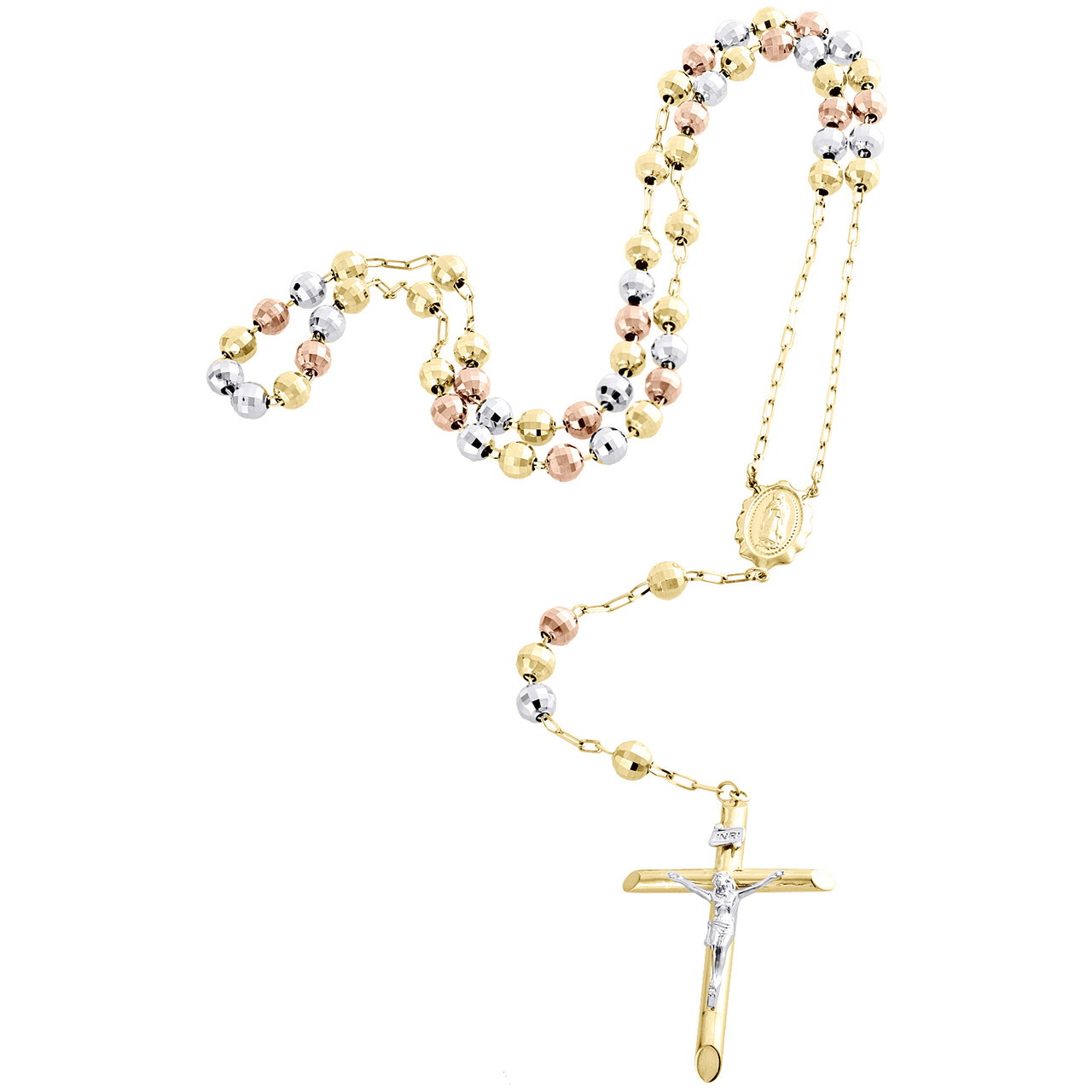 10k Gold Rosary Necklace | Shopee Philippines