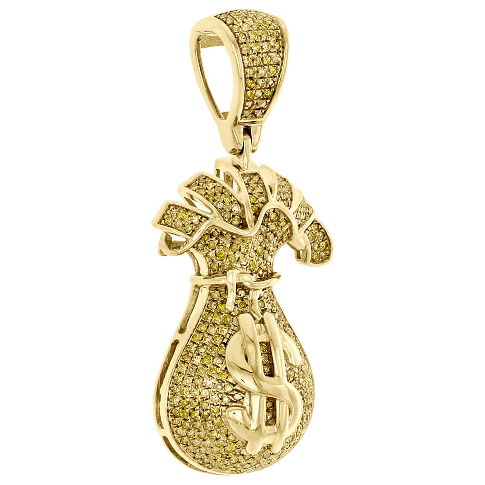 money bolsa charm gold
