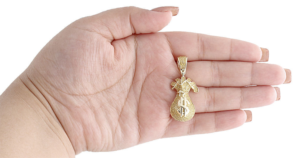 money bolsa charm gold