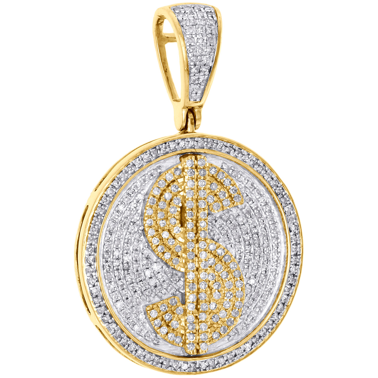 Diamond medallion pendant