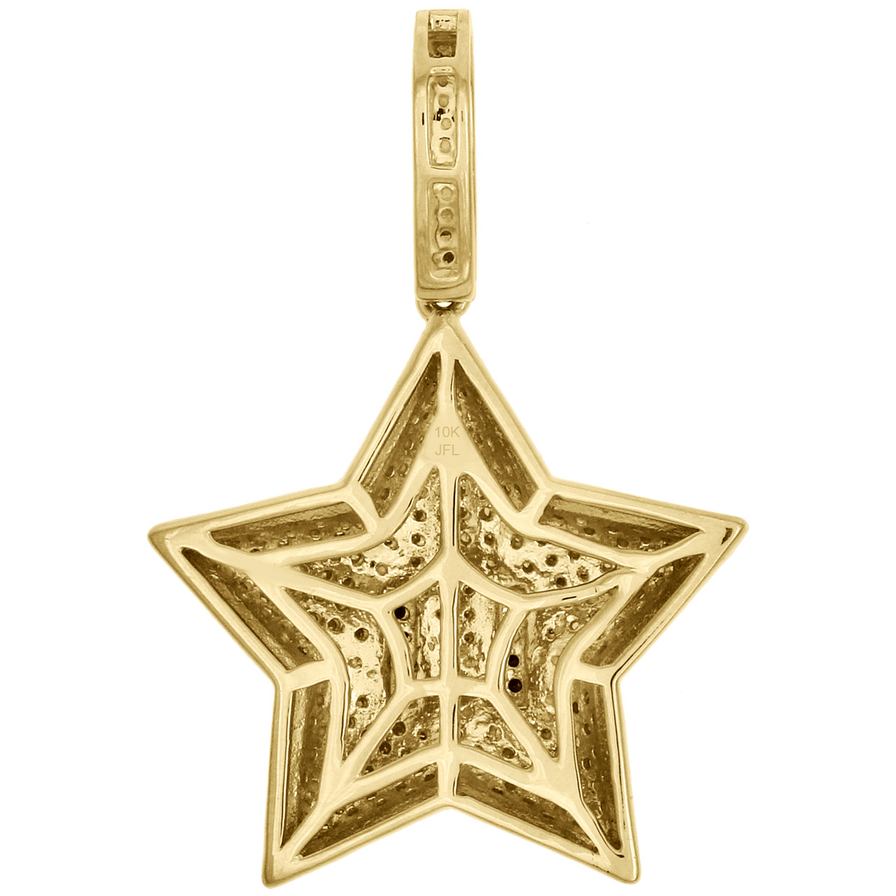 Danyell 10k Gold Psylli Diamond Charm Holder Necklace