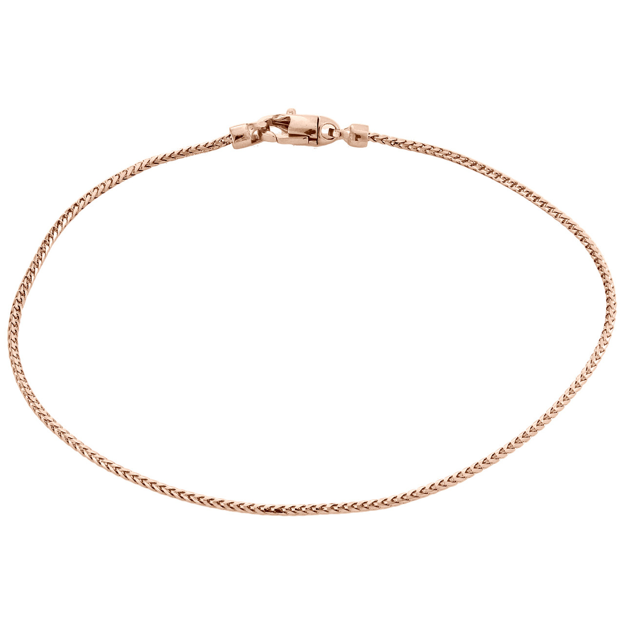 thick gold anklet