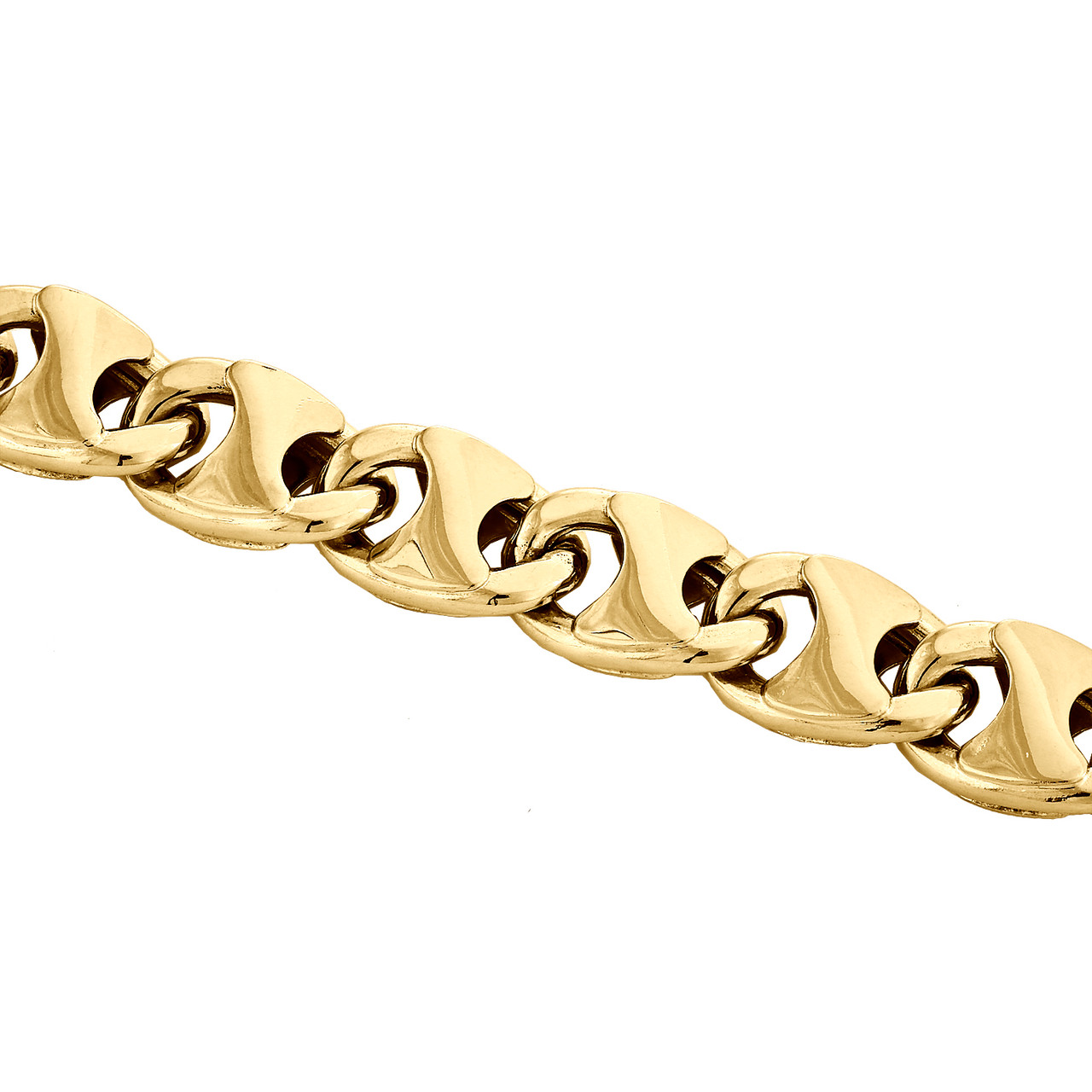 10K Yellow Gold Two Tone Mens Diamond 