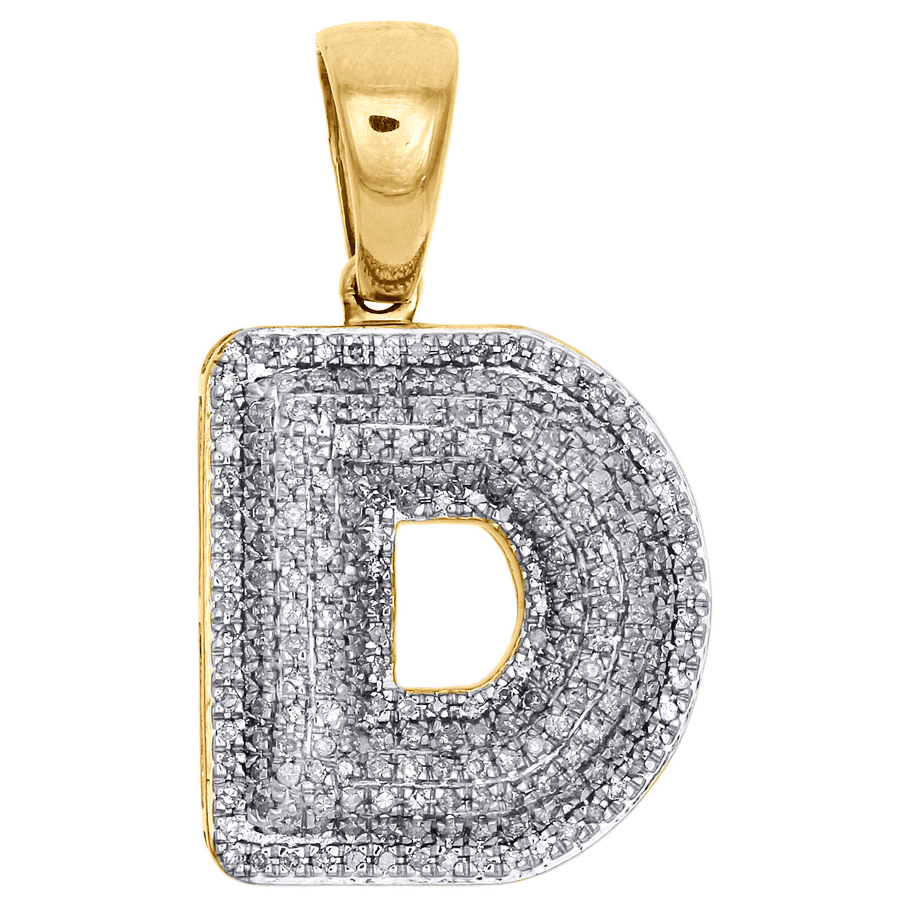 diamond d pendant