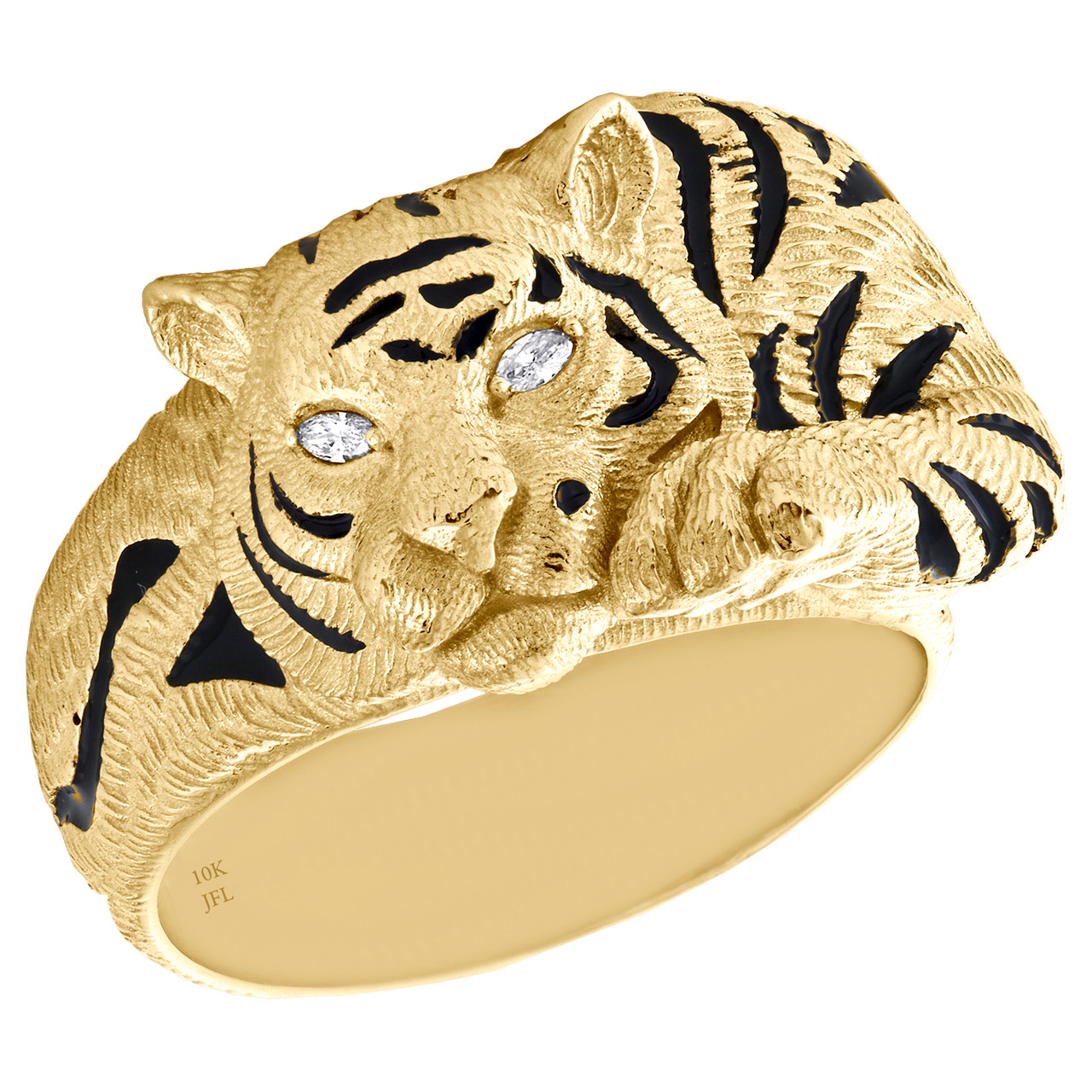 Kenzo Oversized Tiger Ring, $202 | LUISAVIAROMA | Lookastic