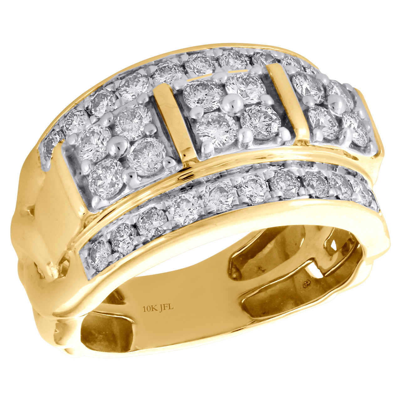 Buy Victor Round Shape Diamond Ring For Men Online