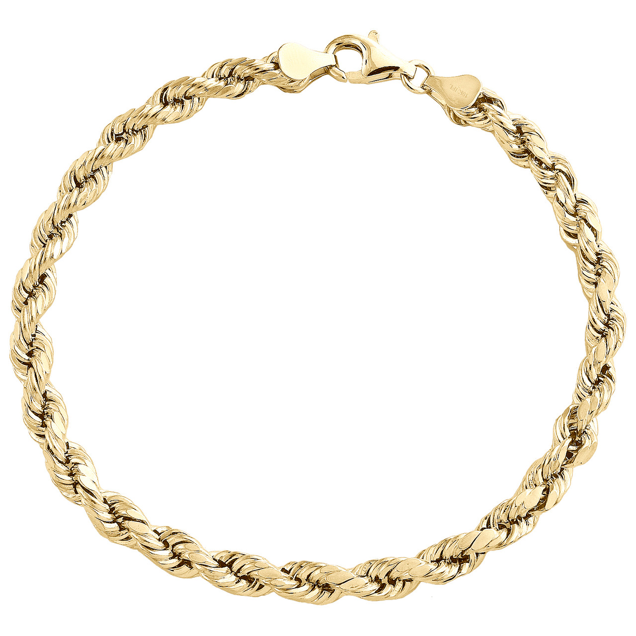 Solid Gold Rope Bracelet  The Gold Gods  The Gold Gods