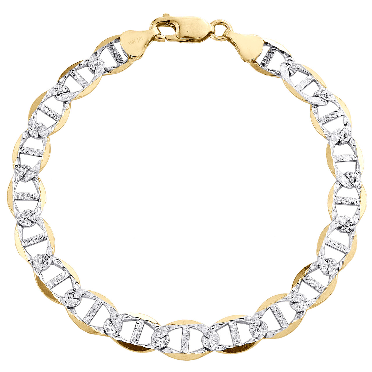 9ct Gold Triple Mariner Link Bracelet – John Ross Jewellers