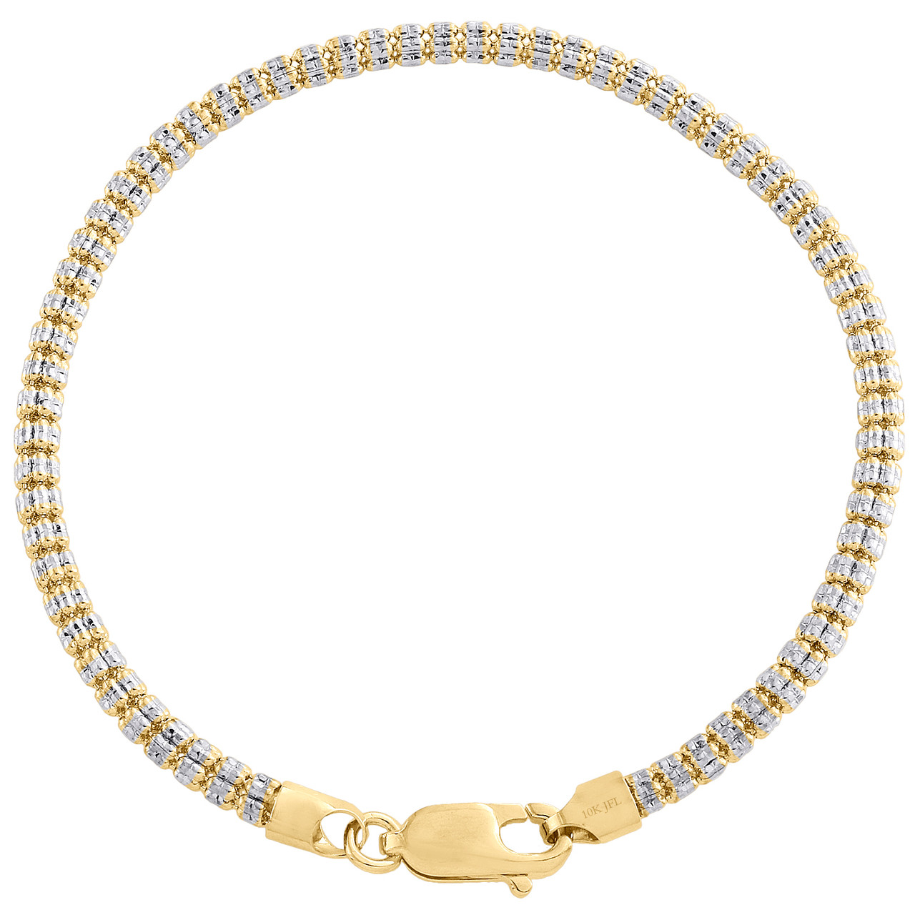 Ice Chain Bracelet ~ 10kt Gold