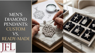 Men's Diamond Pendants: Custom vs. Ready-Made