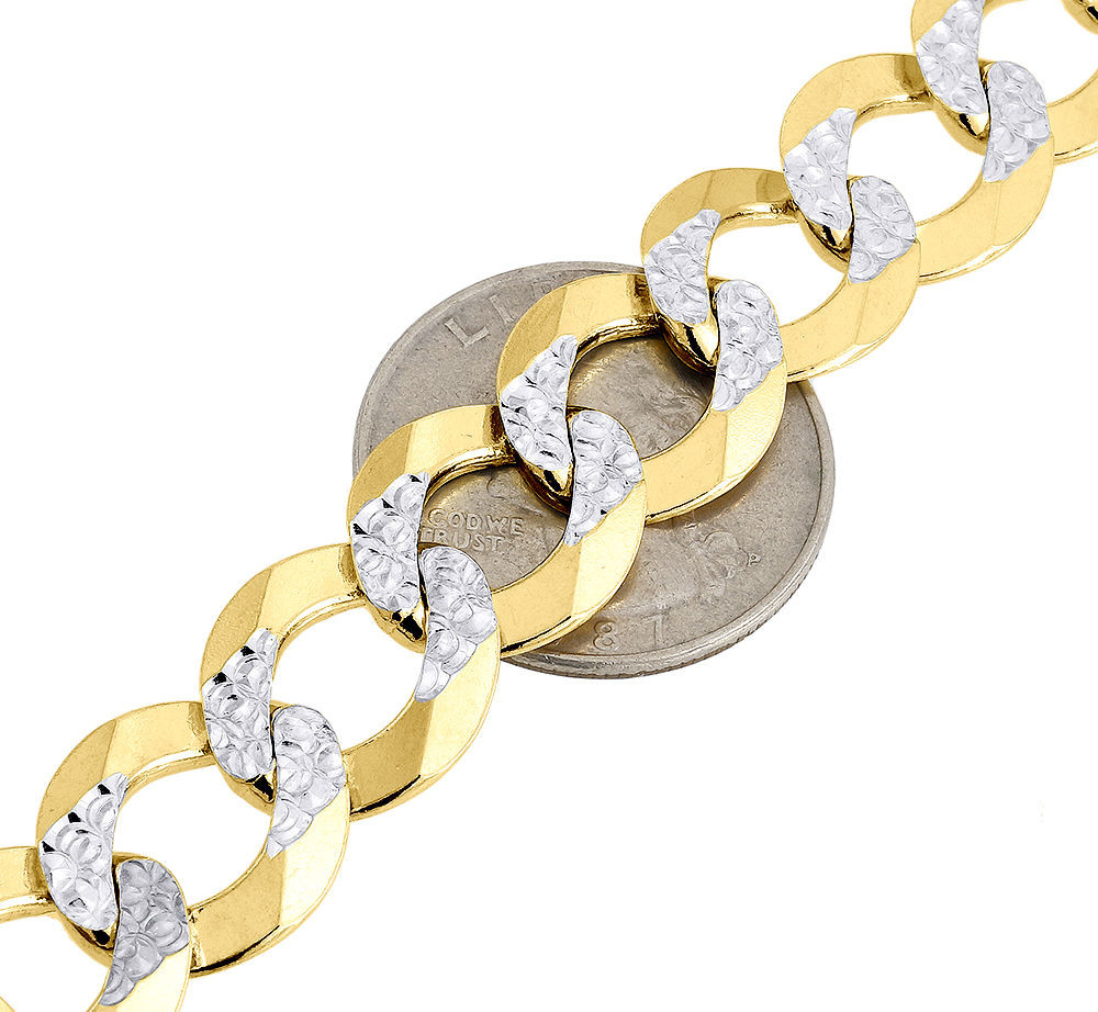 Trendsmax 4mm Diamond-Cut Curb Cuban Link Necklace & Bracelet Set - Gold Filled - 7-24 Inches-1384339