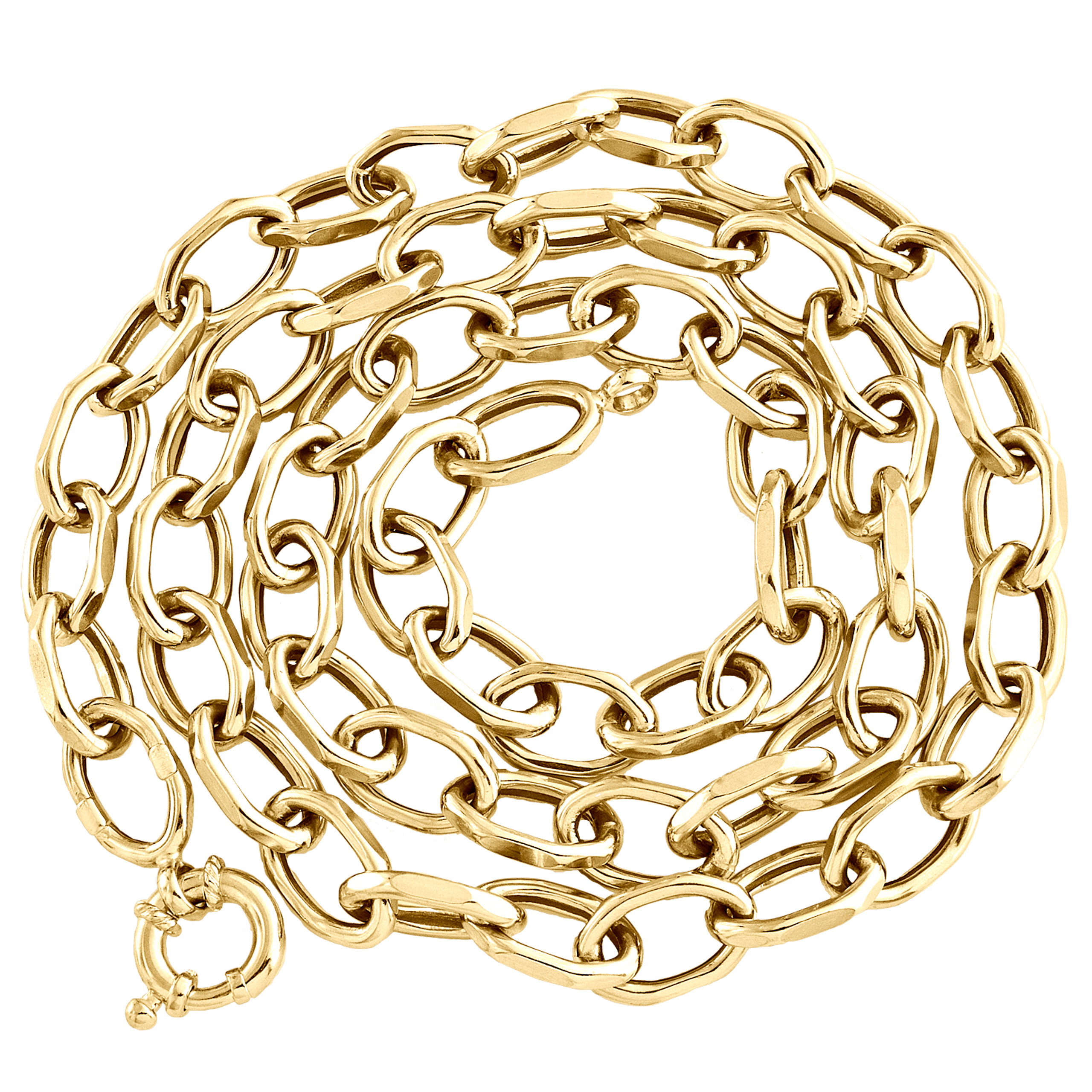 Turkish rope gold necklace Clearance