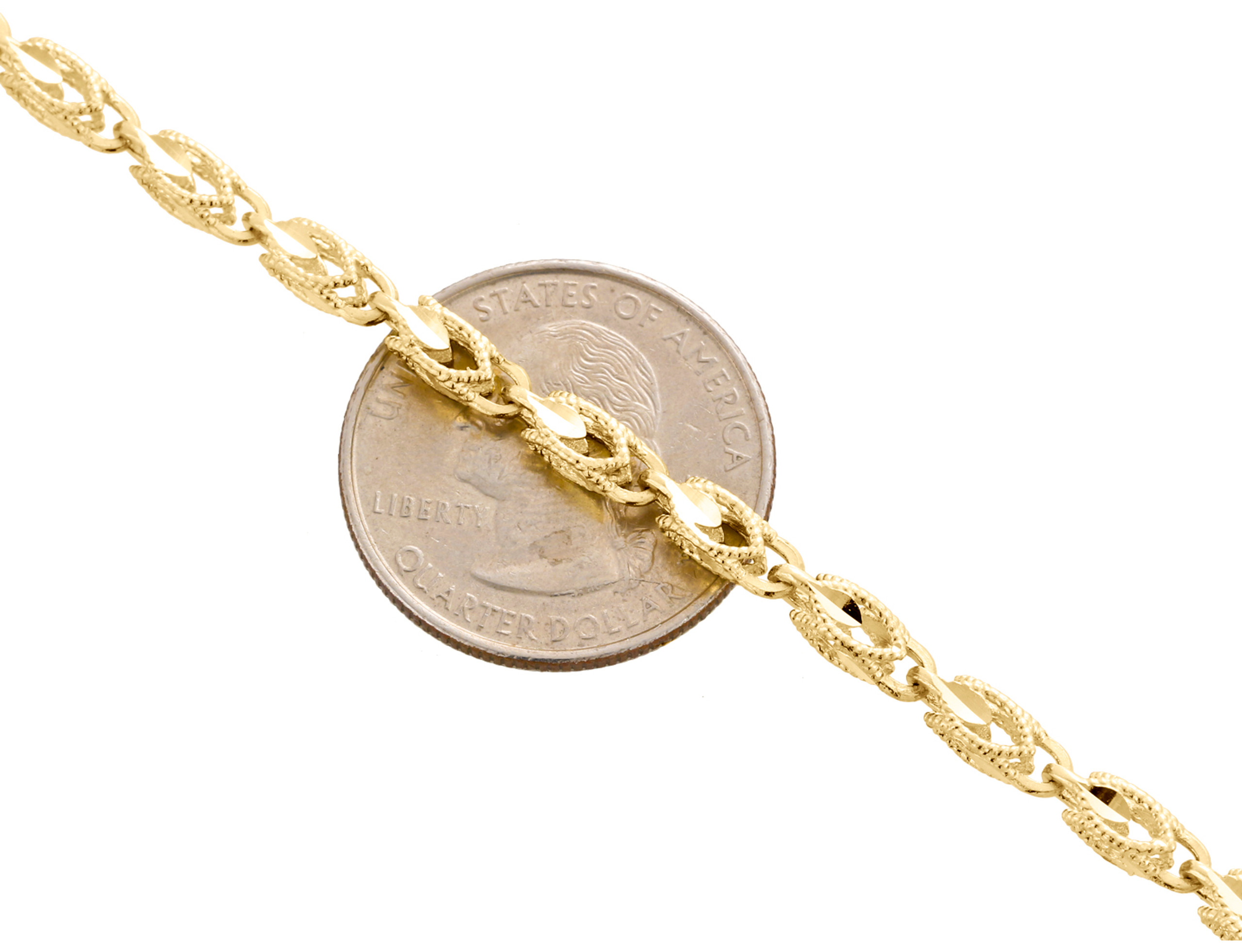 Real 10k gold rope chain Clearance