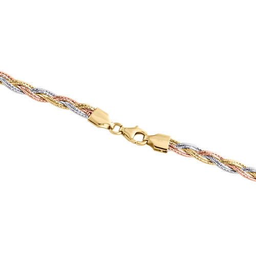 Twisted Chain Texture Necklace 18 