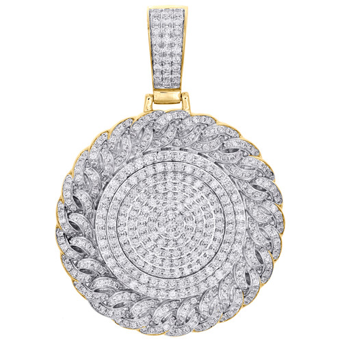 10K Yellow Gold Diamond Miami Cuban 