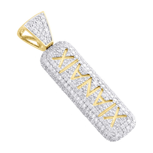 diamond xanax pendant