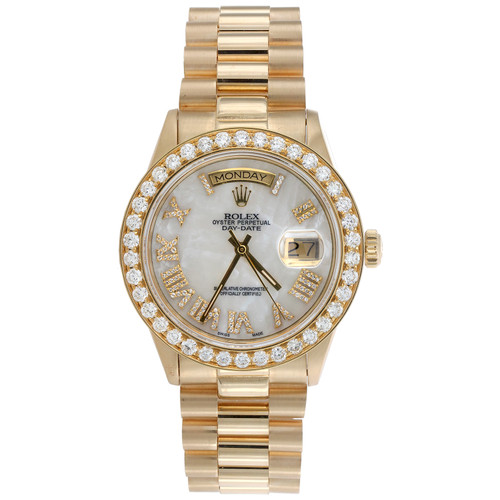 Rolex de 2024 oro con diamantes