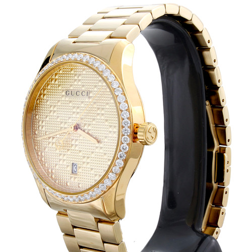 Gucci Ya126461 Diamond Watch G-Timeless 