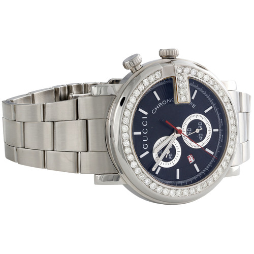 Mens Custom Diamond Gucci Ya101309 G 