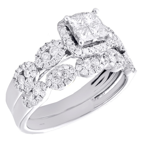 Quad Set Diamond Engagement Ring 3½ ct. T.W.