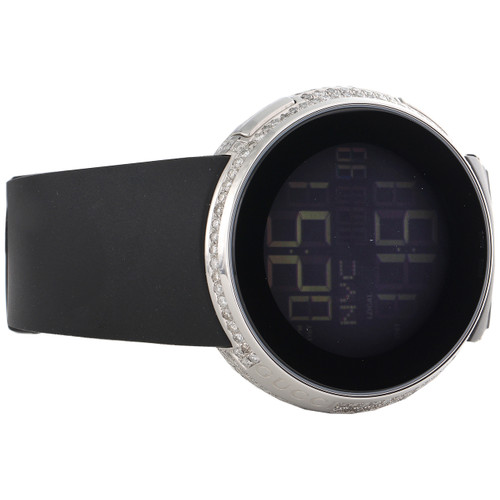 Gucci Diamond White Watch Mens Full 