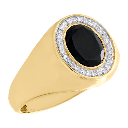 Black Pinky Signet Ring For Men | Classy Men Collection